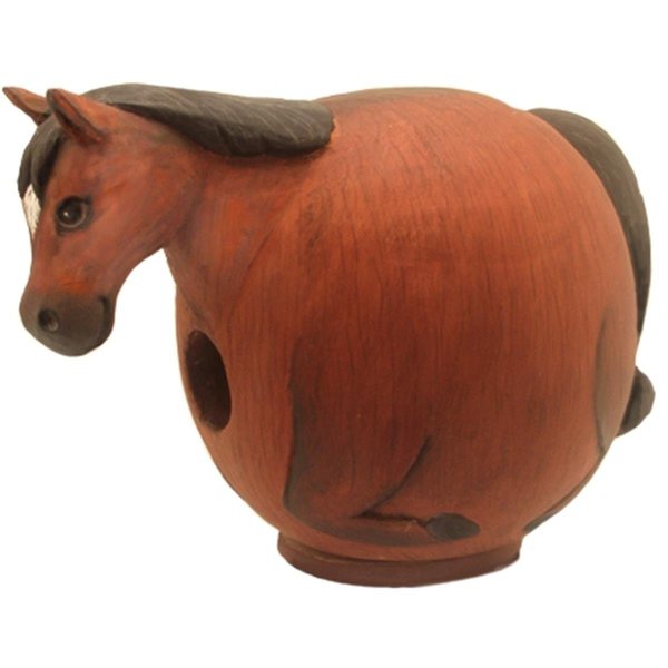 Songbird Essentials Brown Horse Gord-O Birdhouse SE3880091